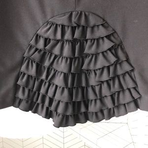 Trina Turk Skirts - 🔥SOLD🔥Trina Turk pencil skirt black ruffles Trina Turk Skirts - 🔥SOLD🔥Trina Turk pencil skirt black ruffles